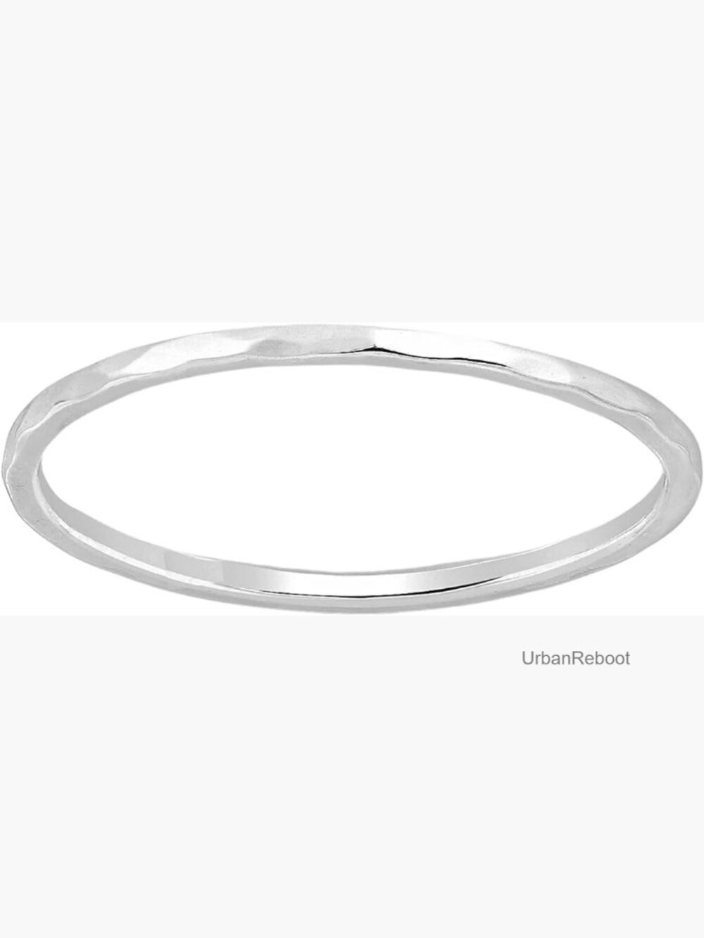 1mm Stacking Ring Set Comfort Fit Skinny Band